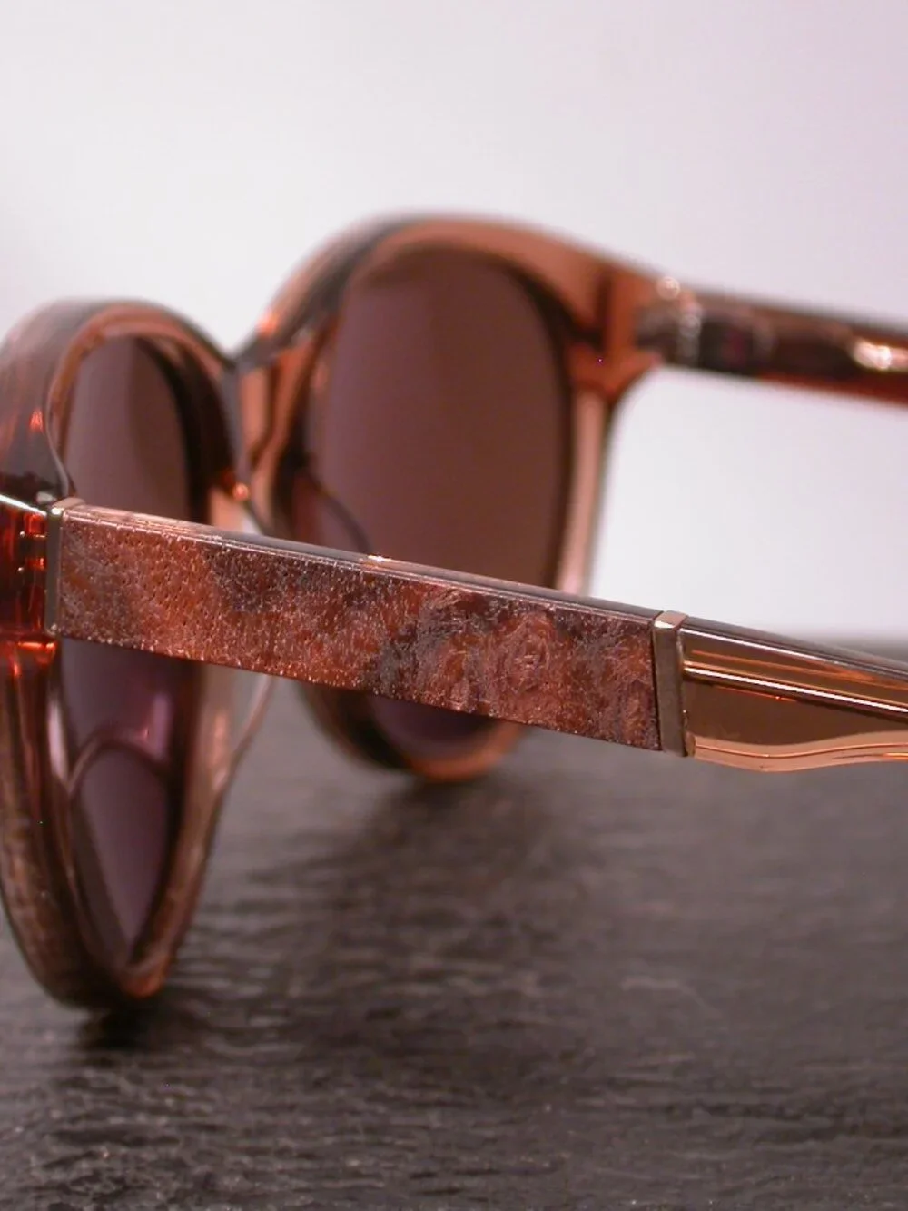 Shwood Madison Wood and Amber Clear Classic Sunglasses Frames USA